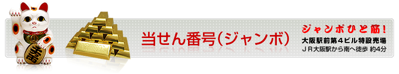 当せん番号(ジャンボ)